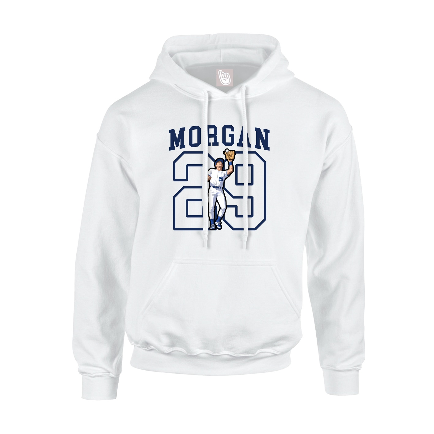 Hoodie — Shirsey in White