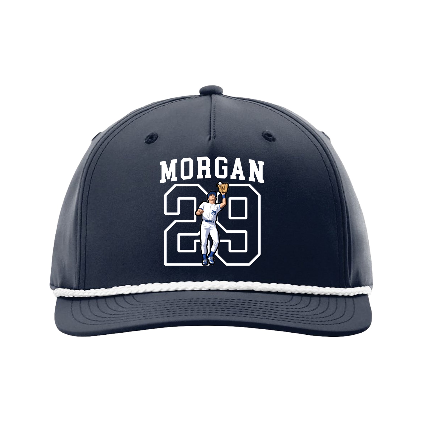 Five-Panel Classic Rope Cap — Shirsey in Navy