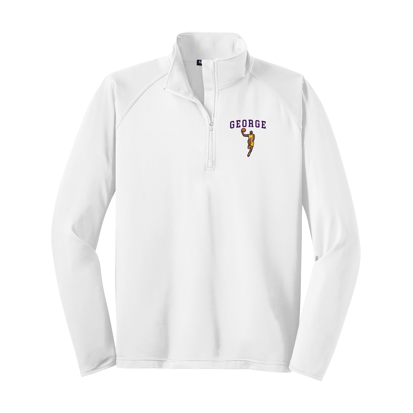 Q-Zip Pullover — Shirsey in White
