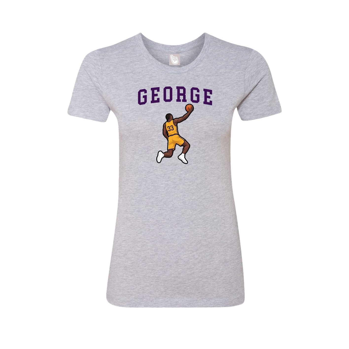 Fitted Women's Tee — Shirsey in Grey