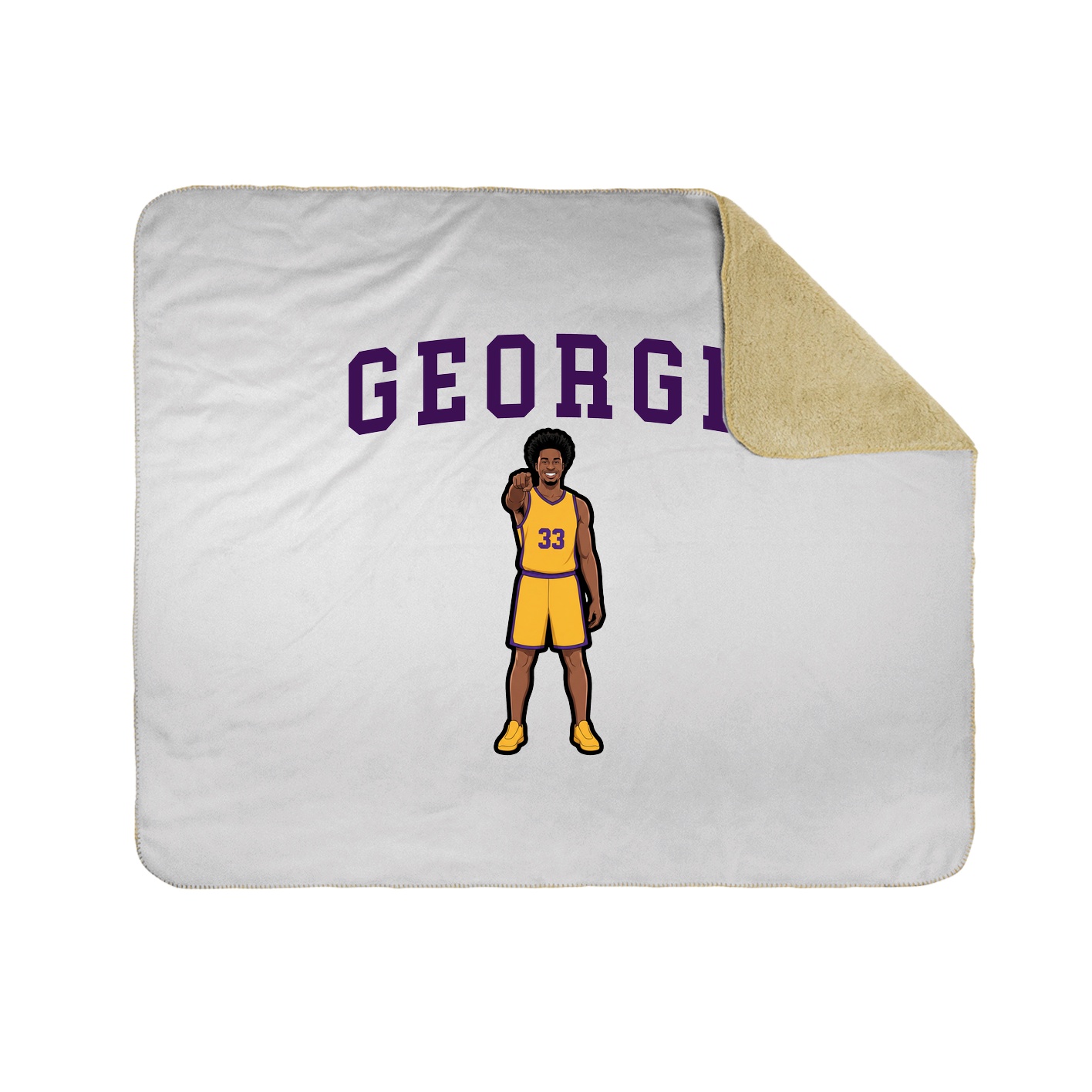 Throw Blanket — Shirsey in White