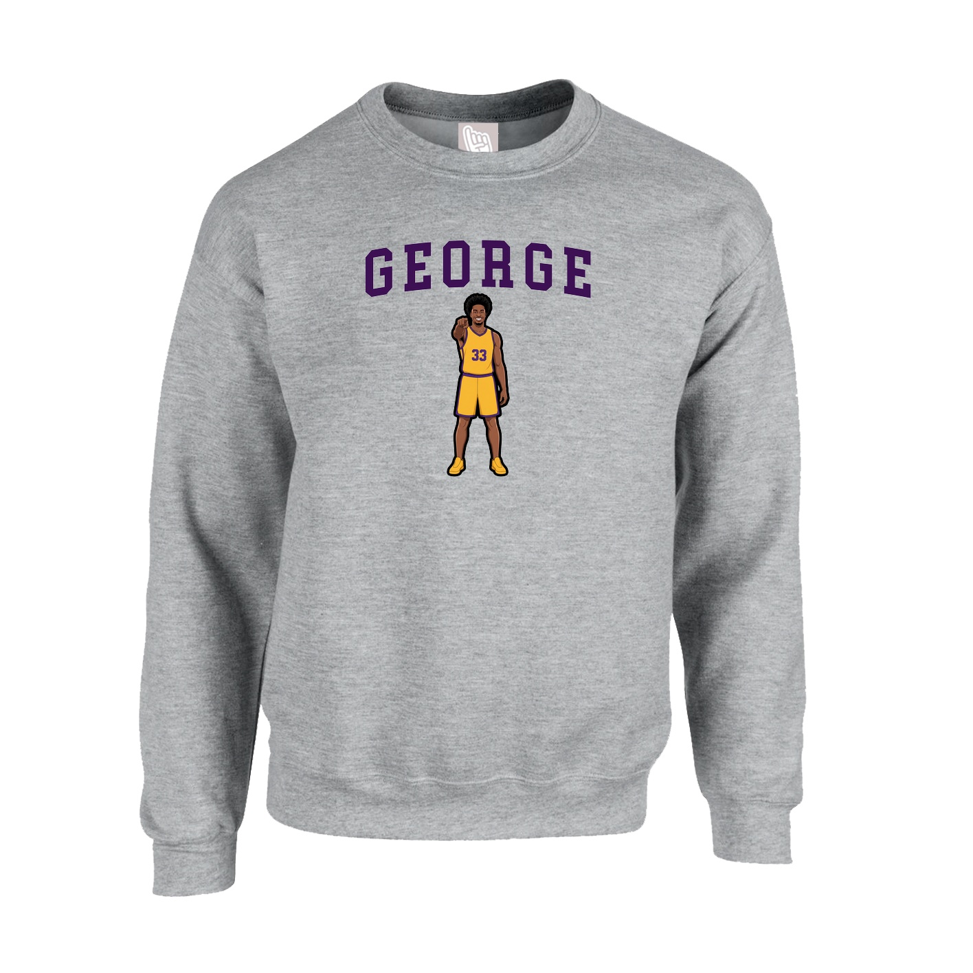 Fleece Crew — Shirsey in Grey