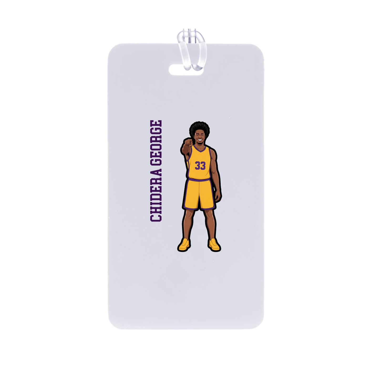 Bag Tag — Name Vertical in Classic
