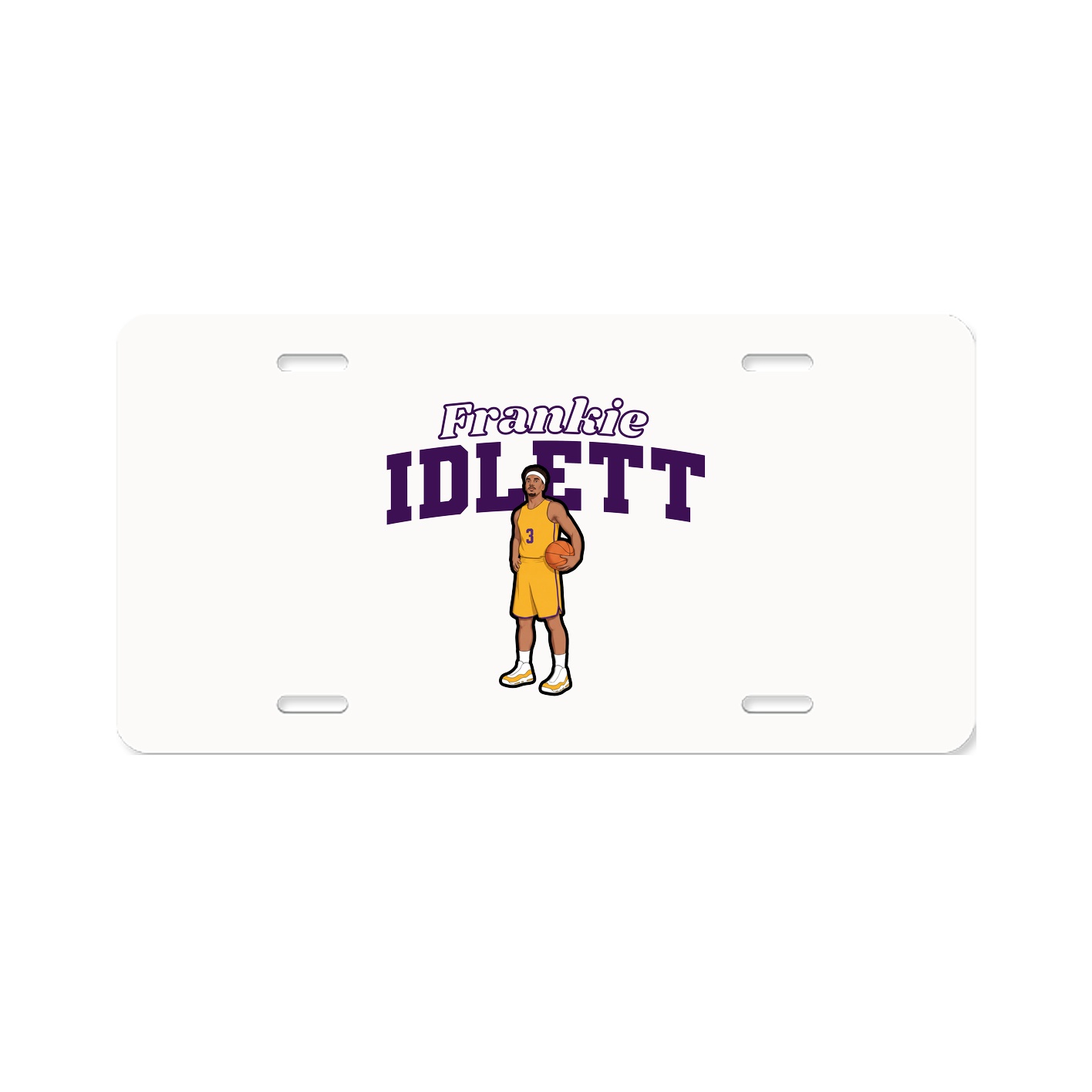 License Plate — Name Arch in Classic