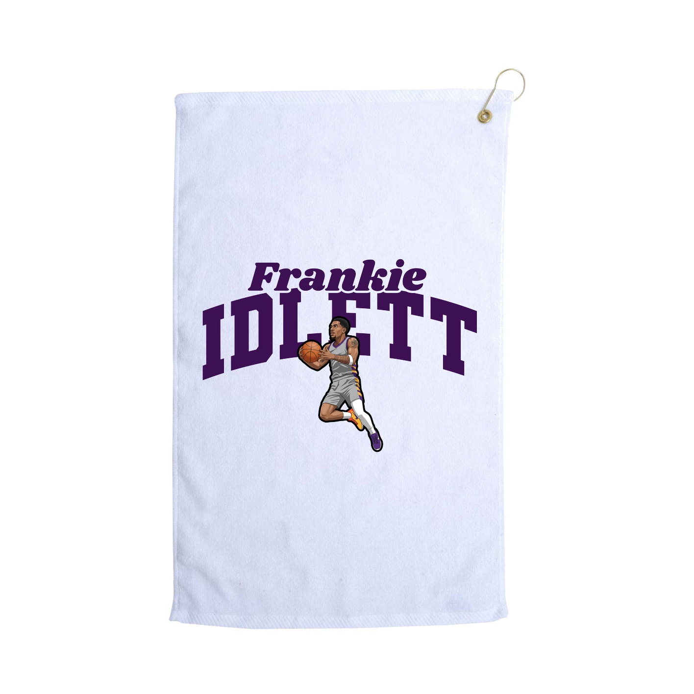 Golf Towel — Signature Arch in White