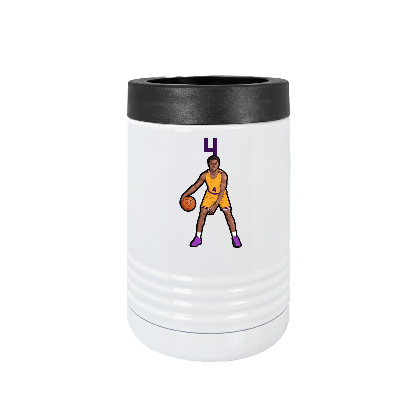 Beverage Holder — Number Top in White