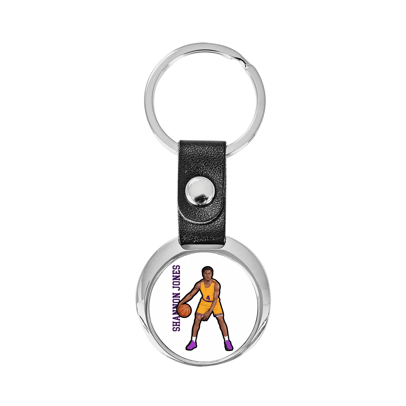 Key Chain — Name Vertical in Classic