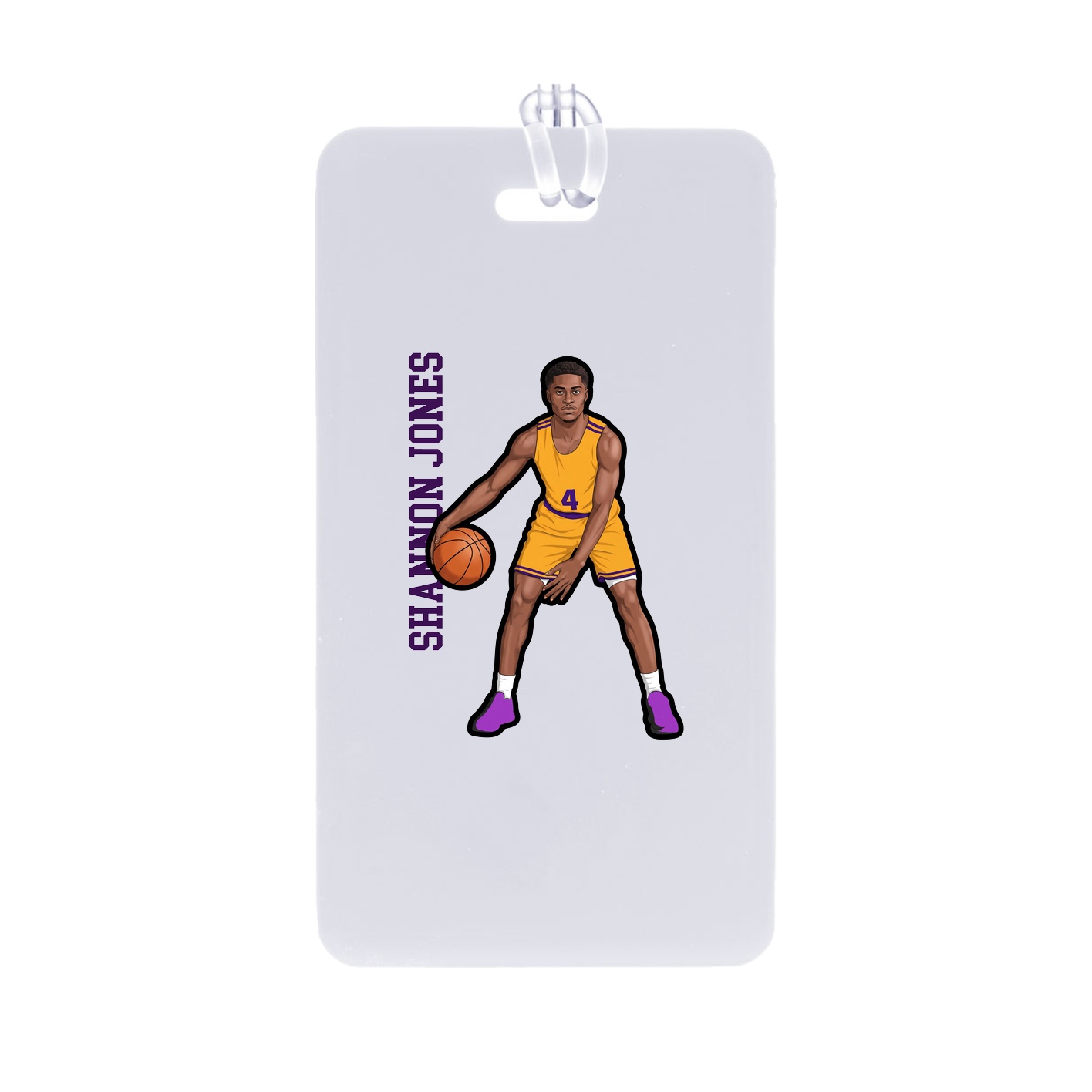 Bag Tag — Name Vertical in Classic