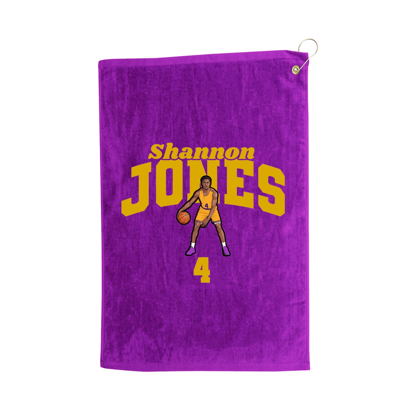 Golf Towel — Signature Arch in Purple