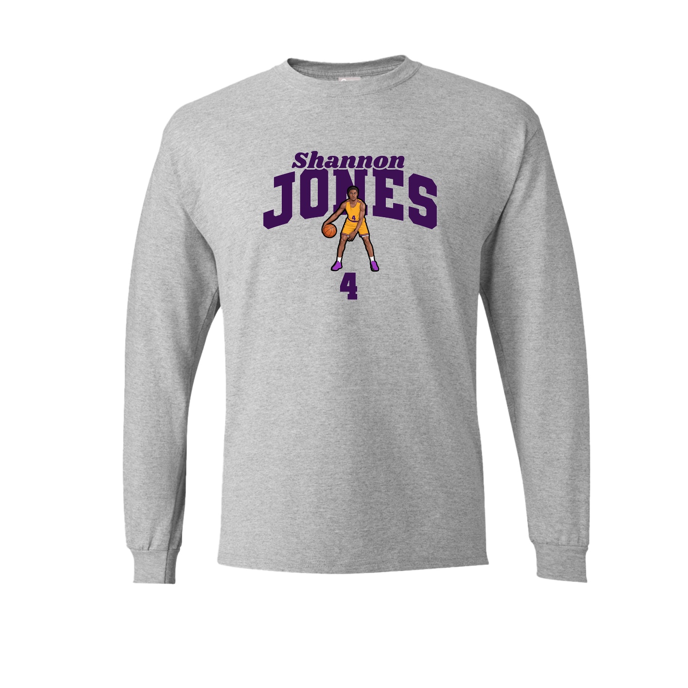 Long Sleeve Tee — Signature Arch in Grey