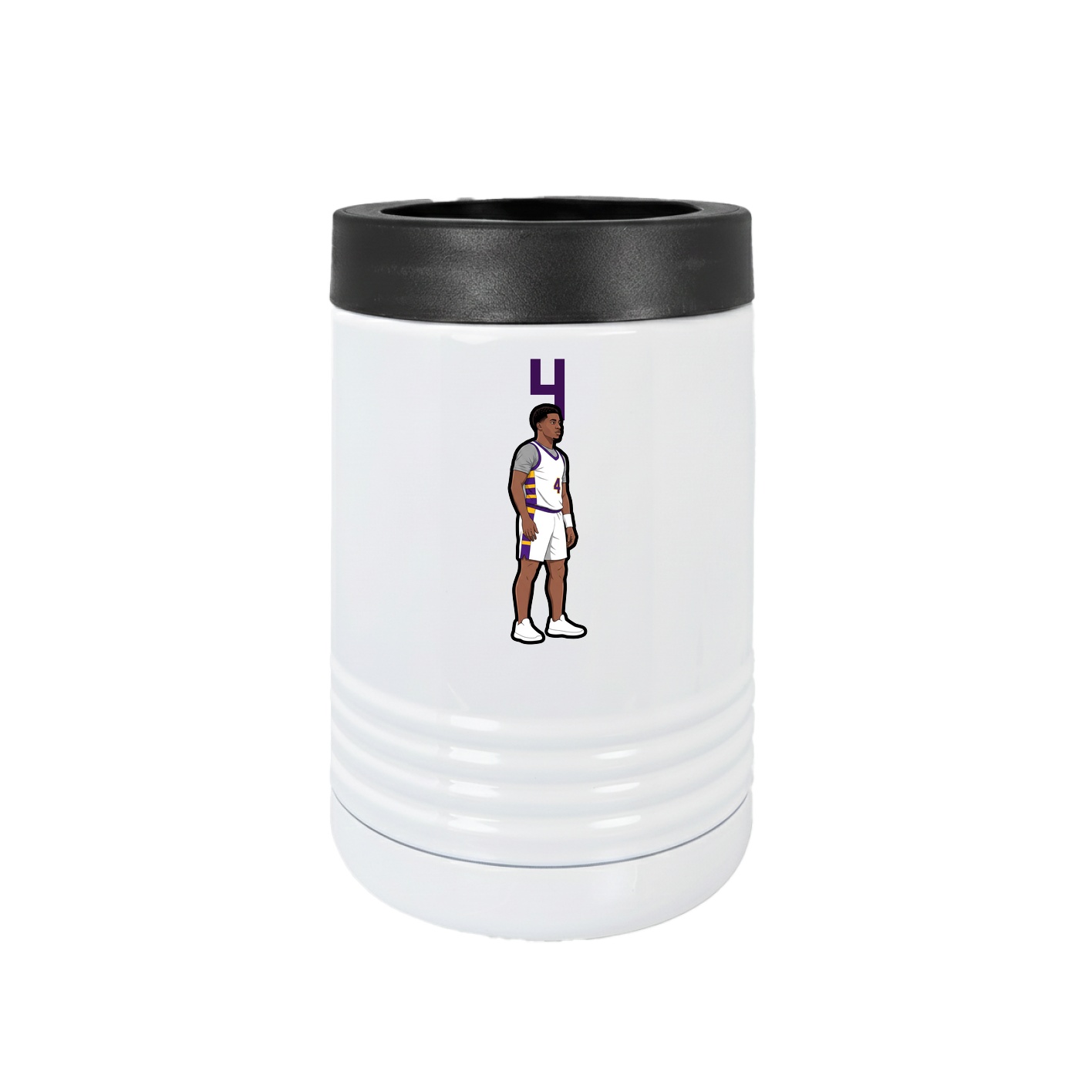 Beverage Holder — Number Top in White