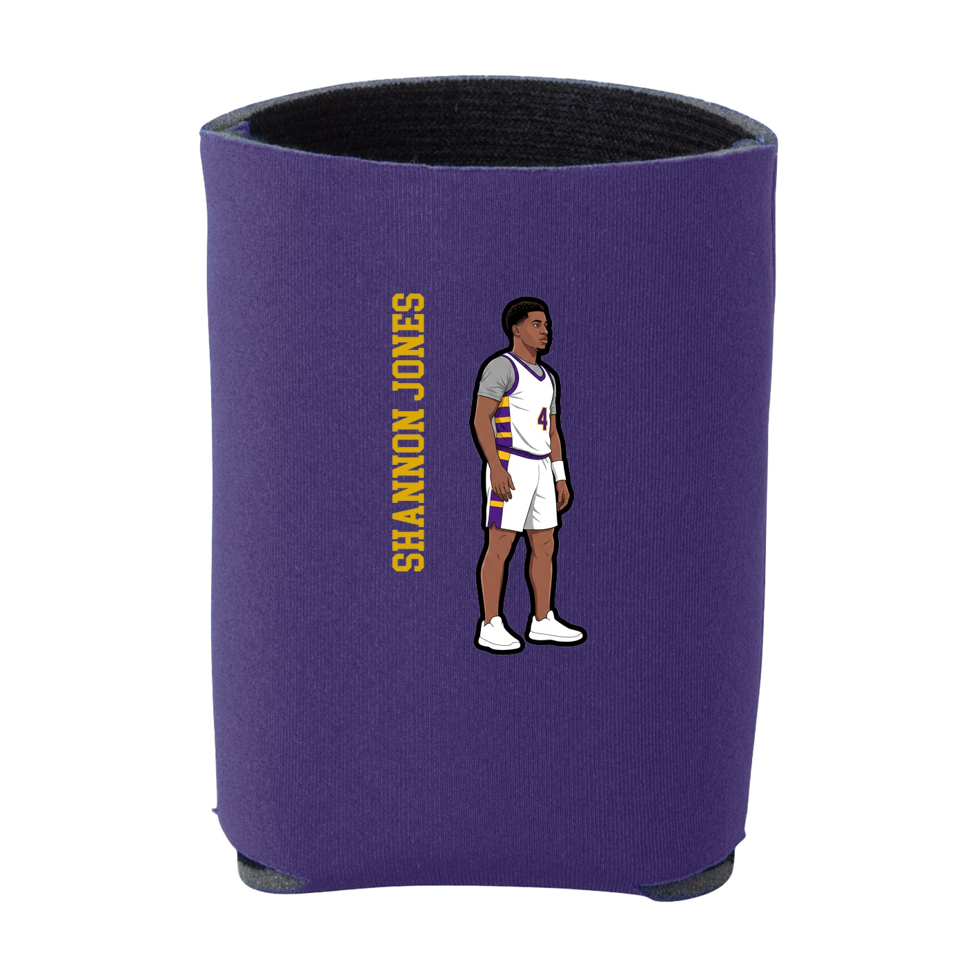Can Holder — Name Vertical in Purple