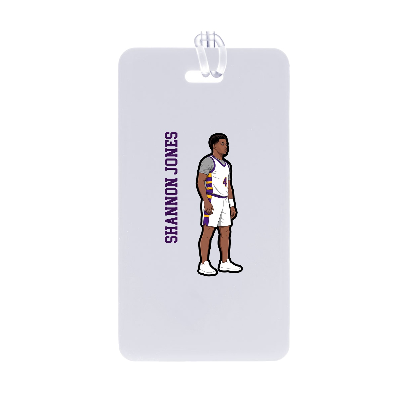 Bag Tag — Name Vertical in Classic