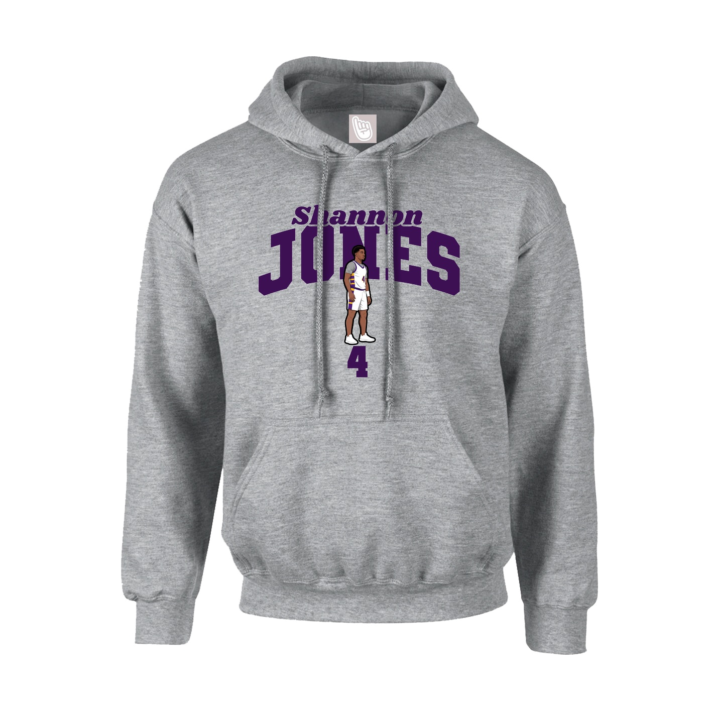 Hoodie — Signature Arch in Grey