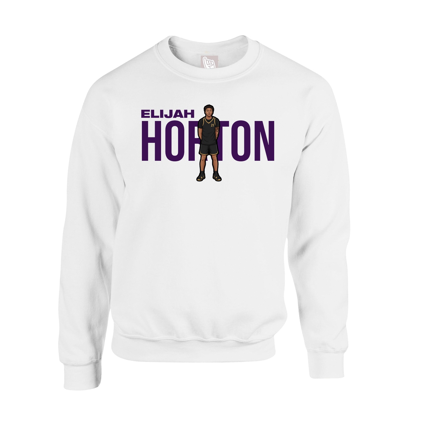 Fleece Crew — Player Name in White