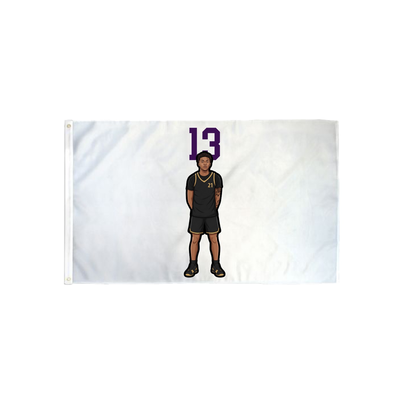 3x5 Flag — Number Top in Classic
