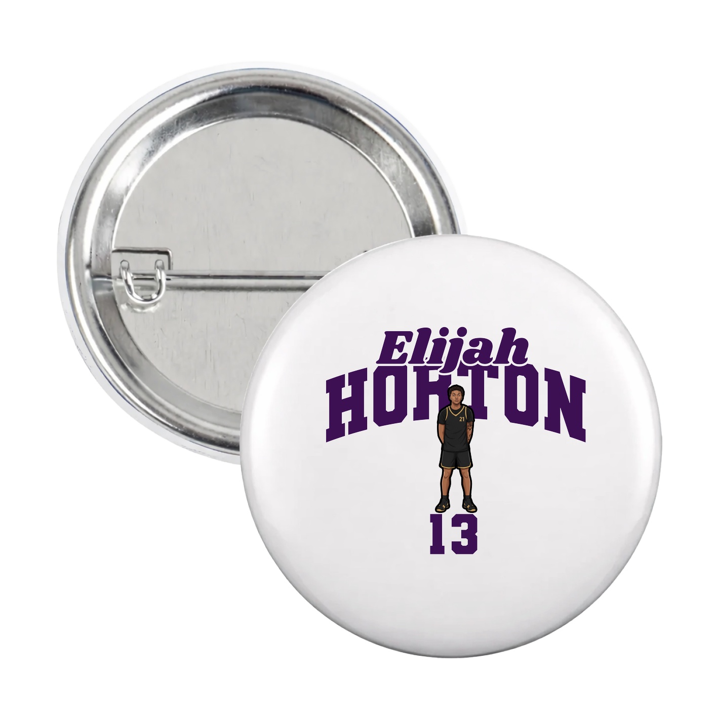 Game Day Button — Signature Arch in White