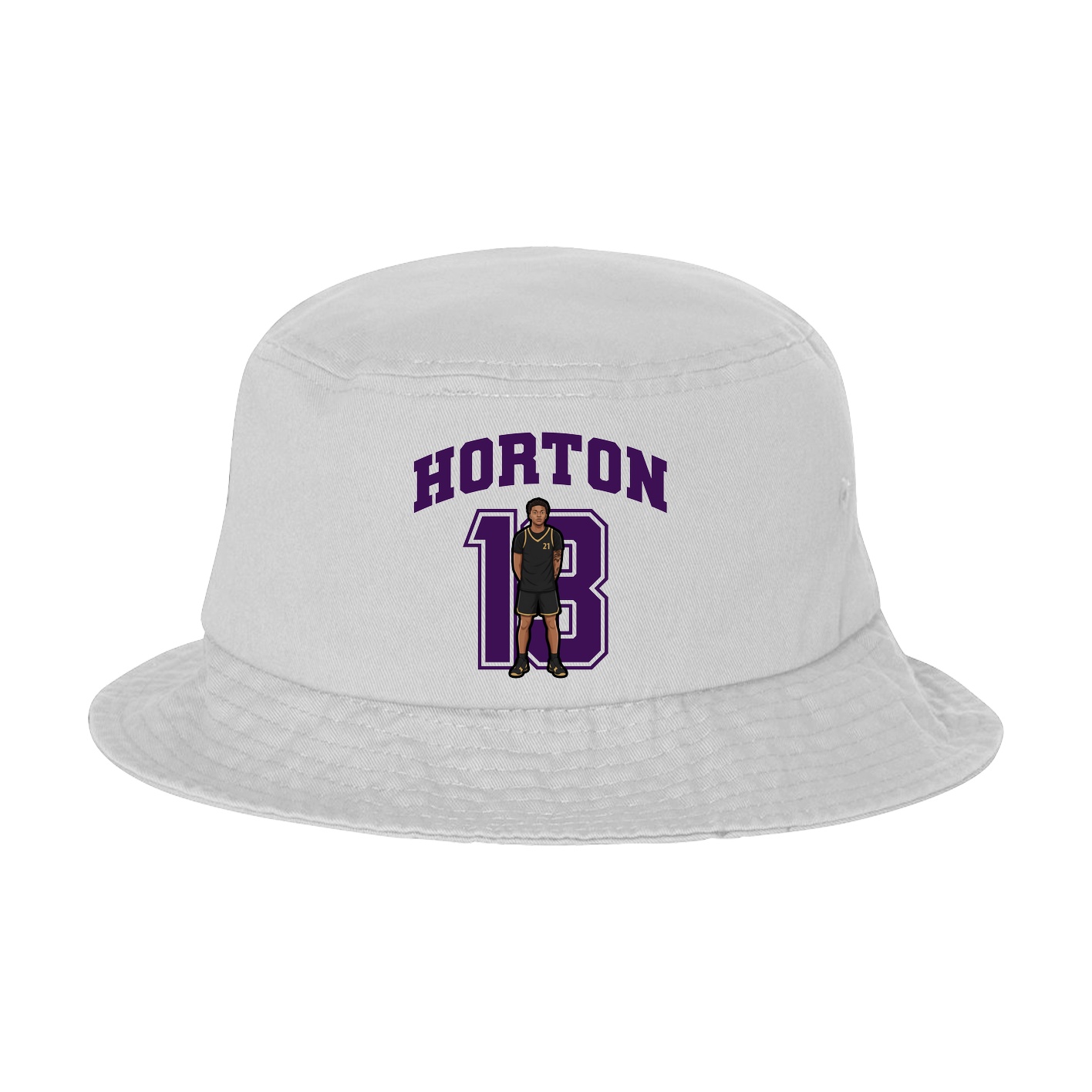 Bucket Cap — Number in White