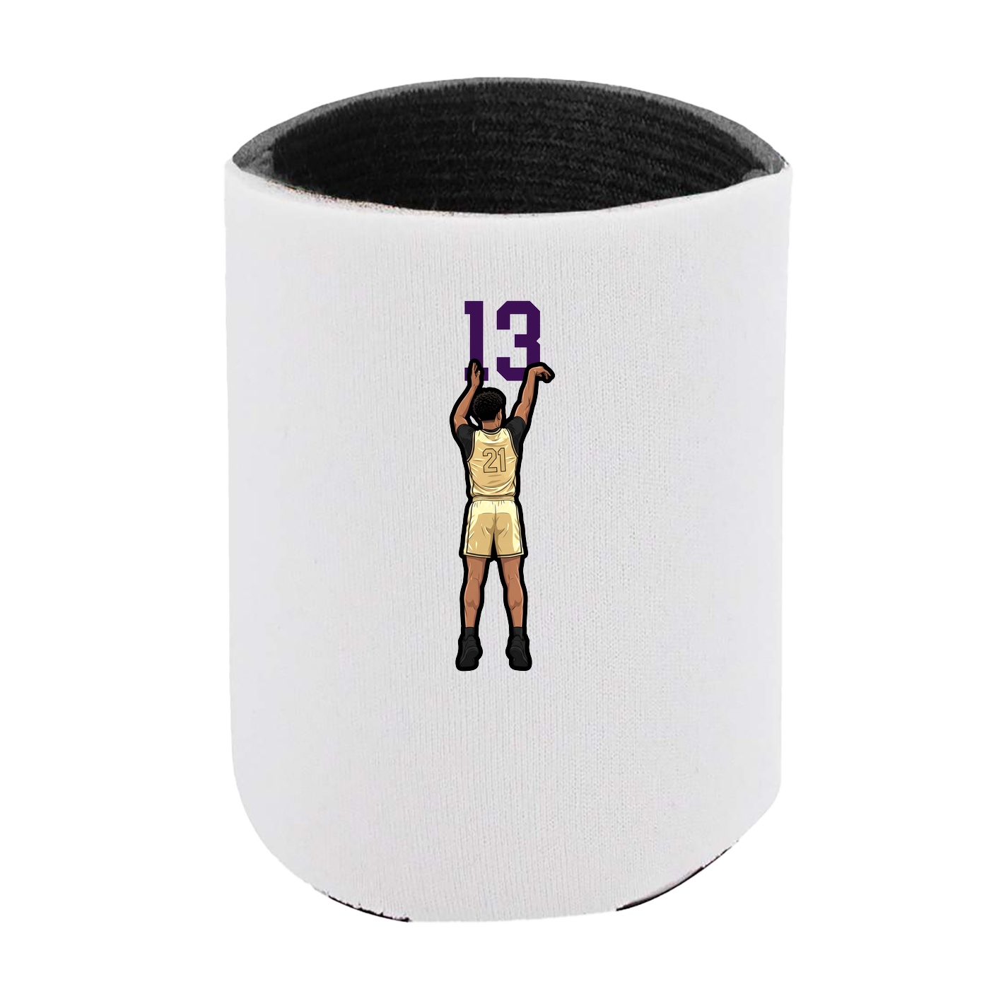 Can Holder — Number Top in White