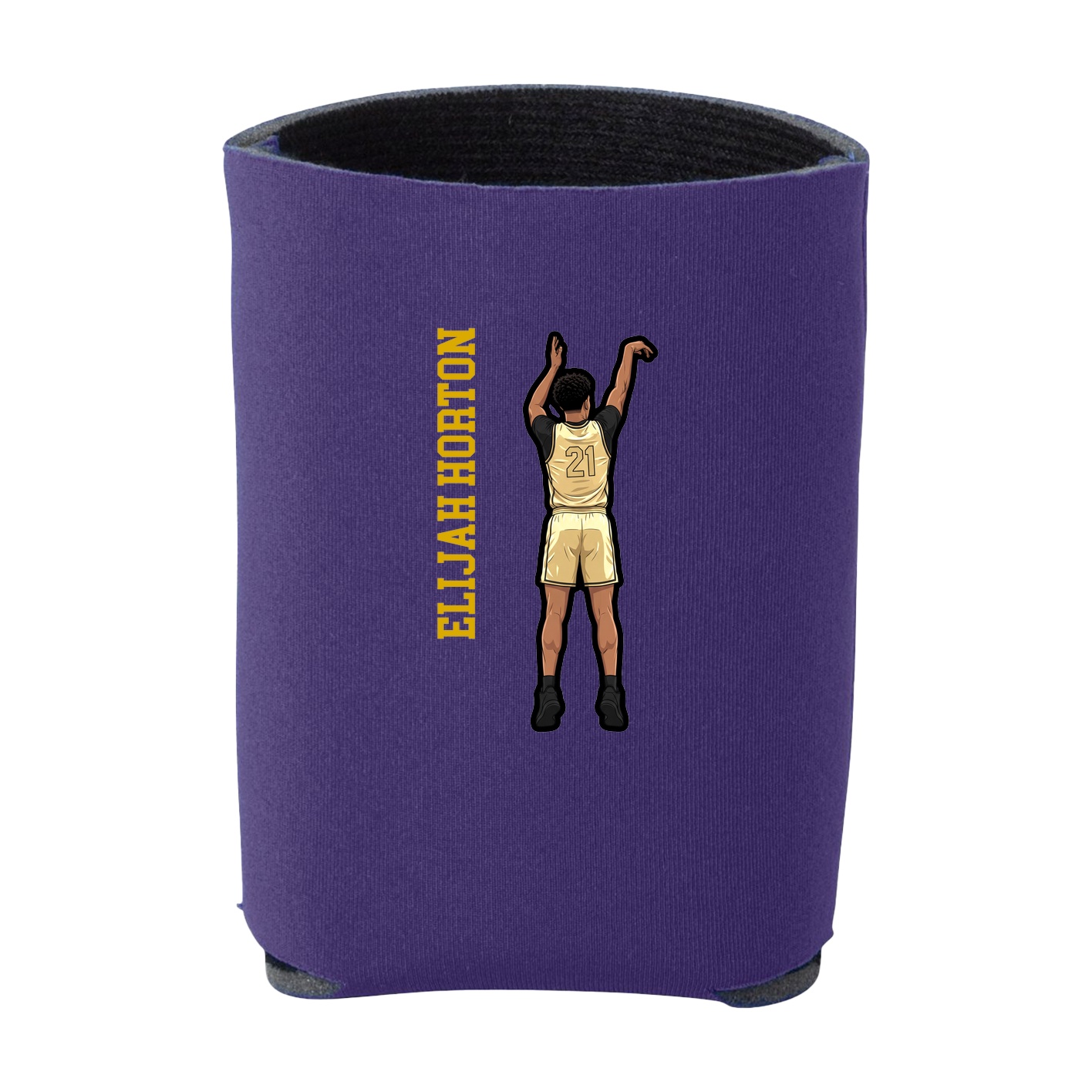 Can Holder — Name Vertical in Purple