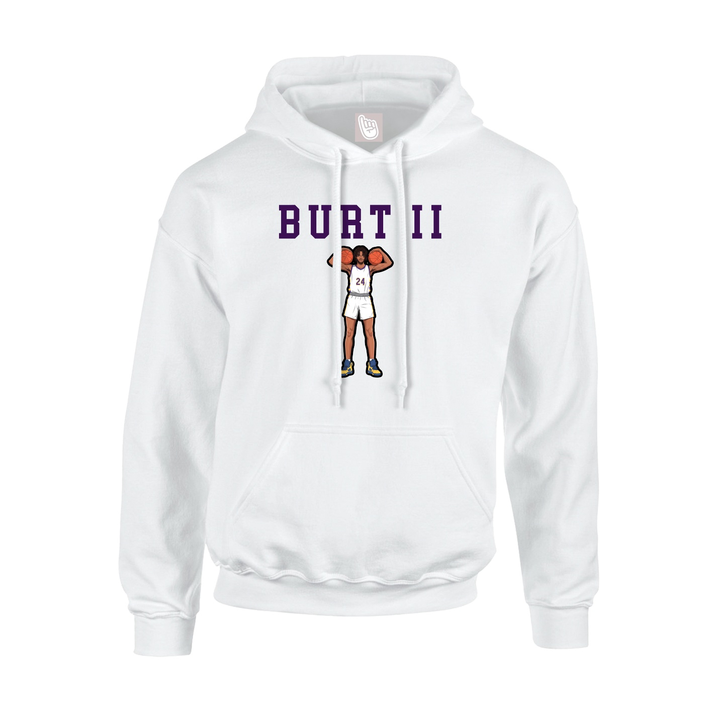Hoodie — Shirsey in White