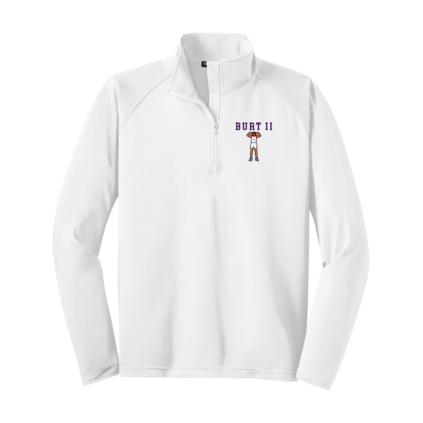 Q-Zip Pullover — Shirsey in White