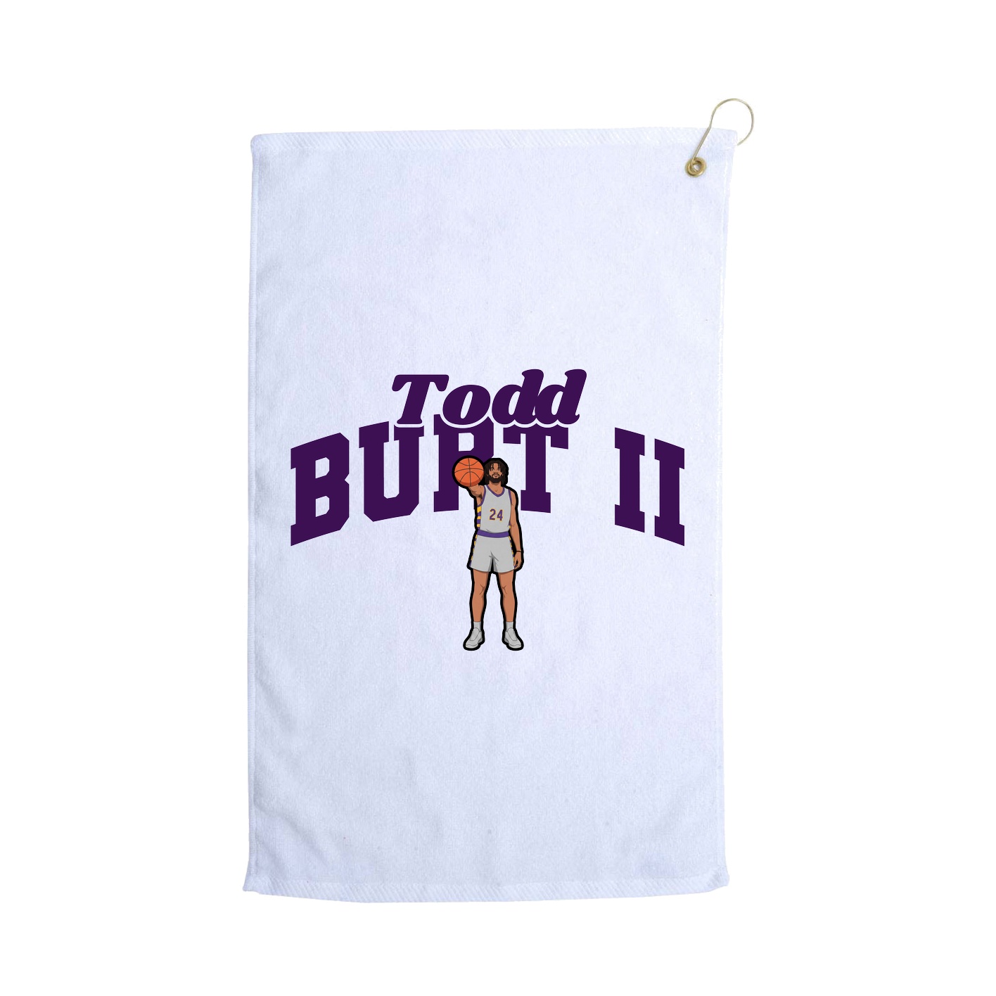 Golf Towel — Signature Arch in White
