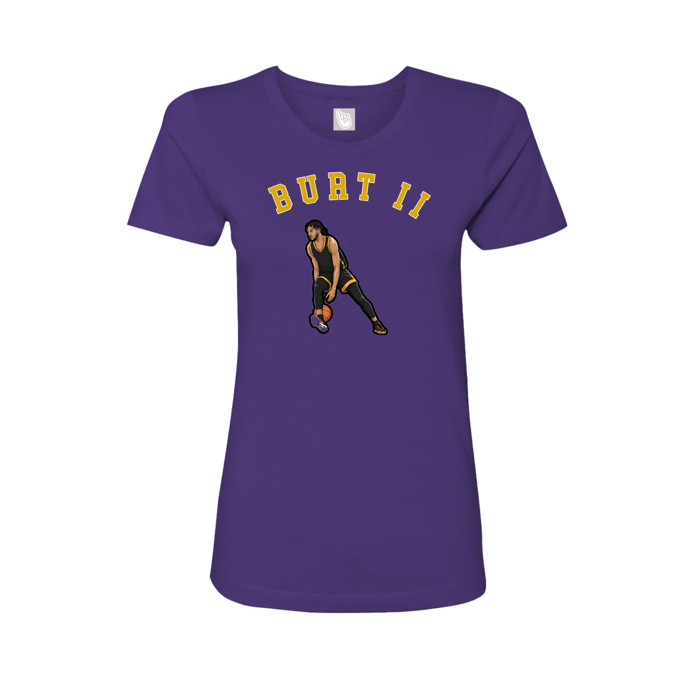 Fitted Women's Tee — Shirsey Arch in Purple