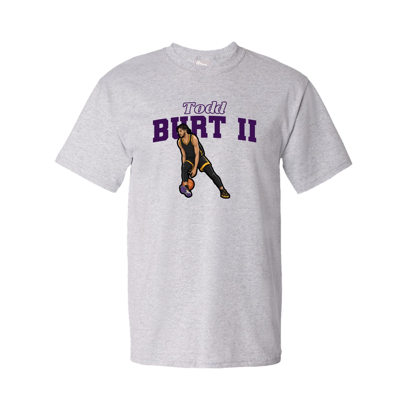 Tee — Name Arch in Grey