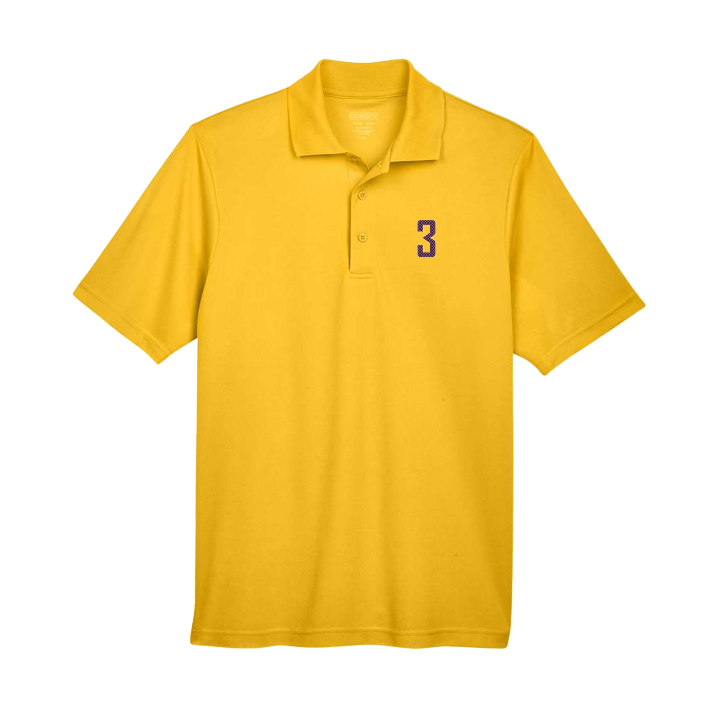Performance Polo — Front Shirsy in Gold