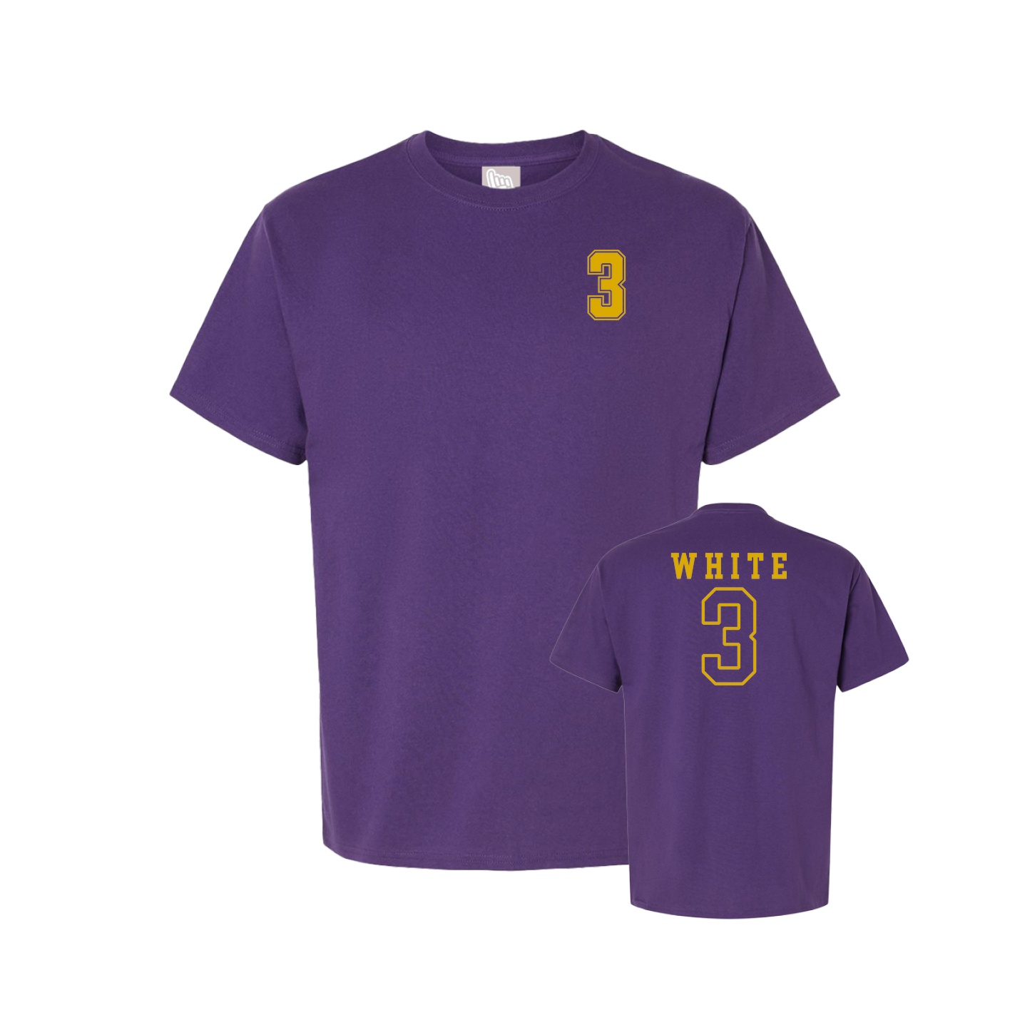 Tee — Chest Back in Purple
