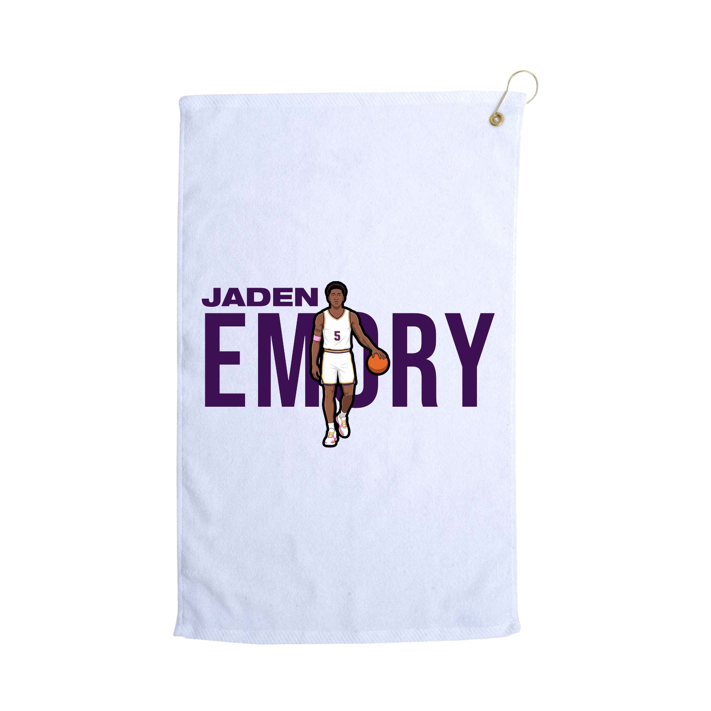 Golf Towel — Player Name in White