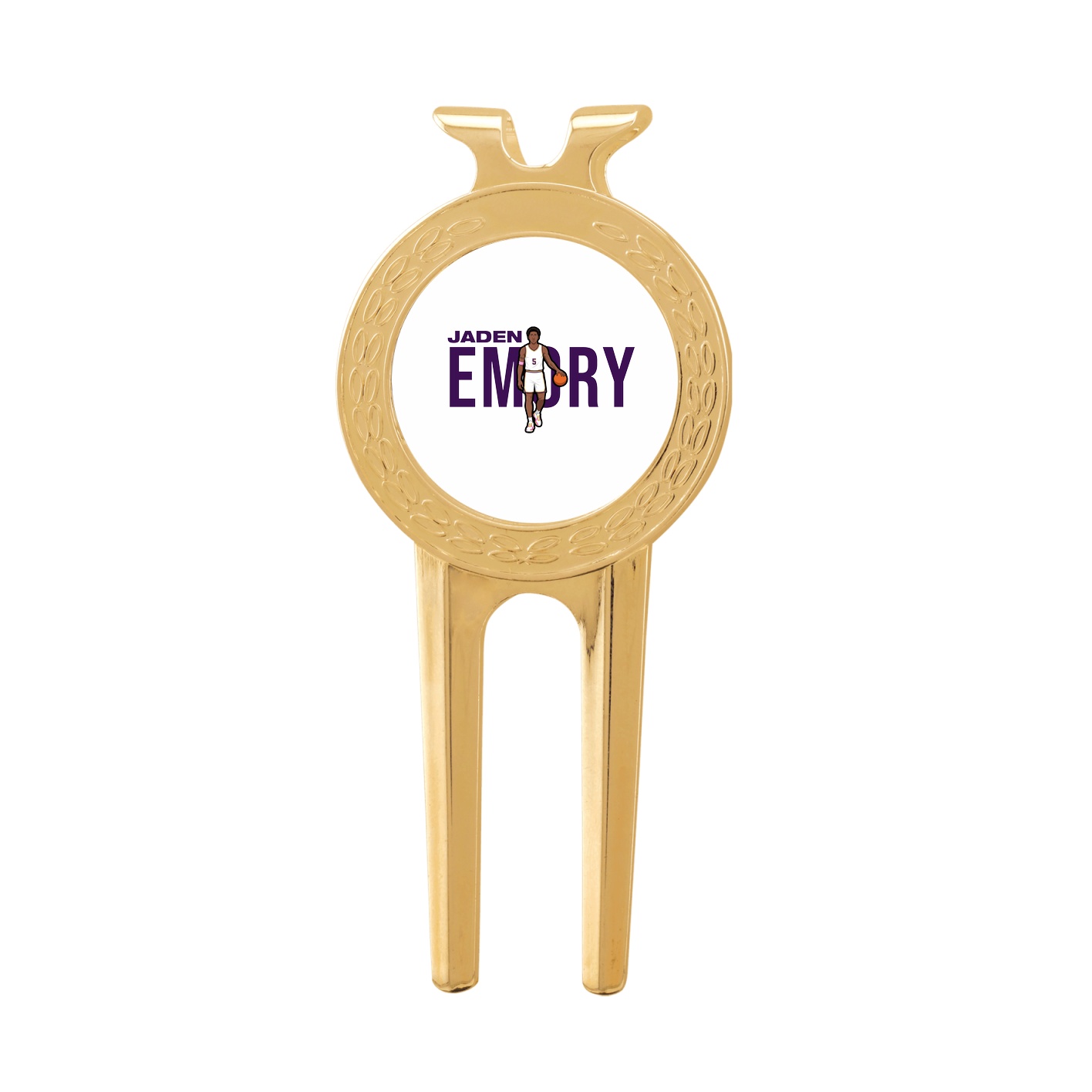 Divot Tool with Ball Marker — Player Name in Classic