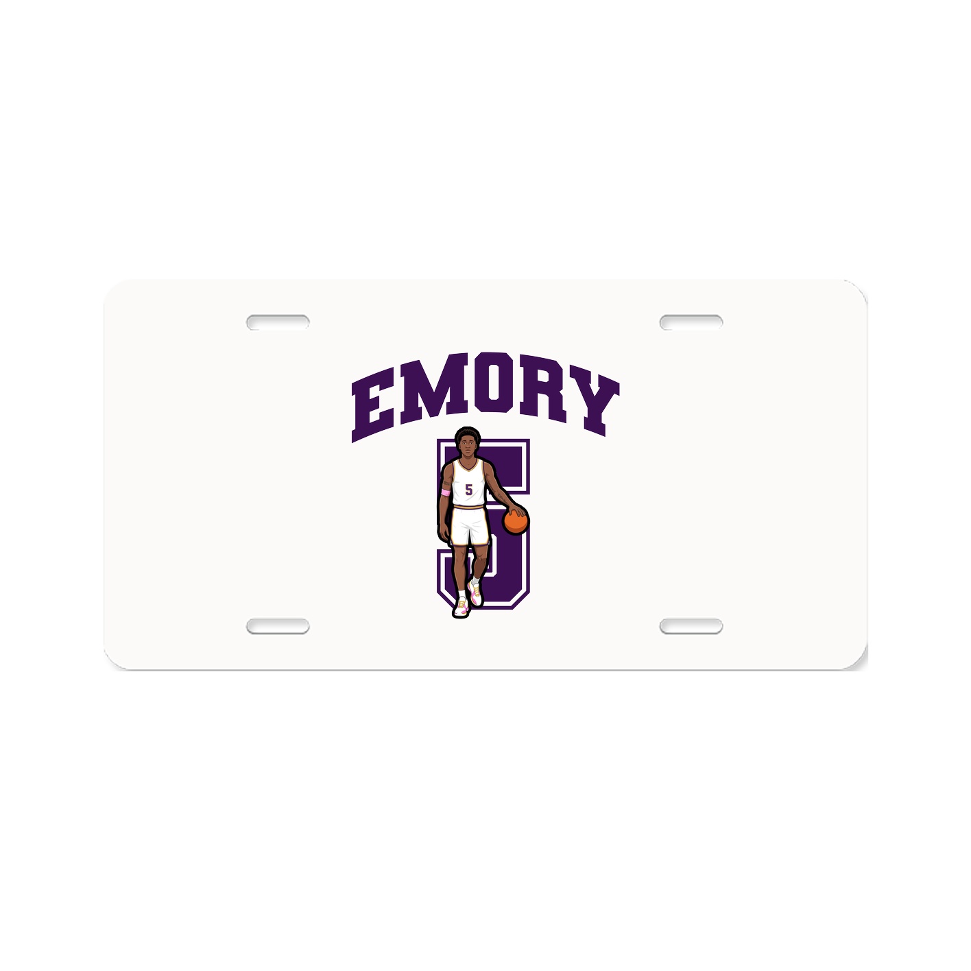 License Plate — Number in Classic