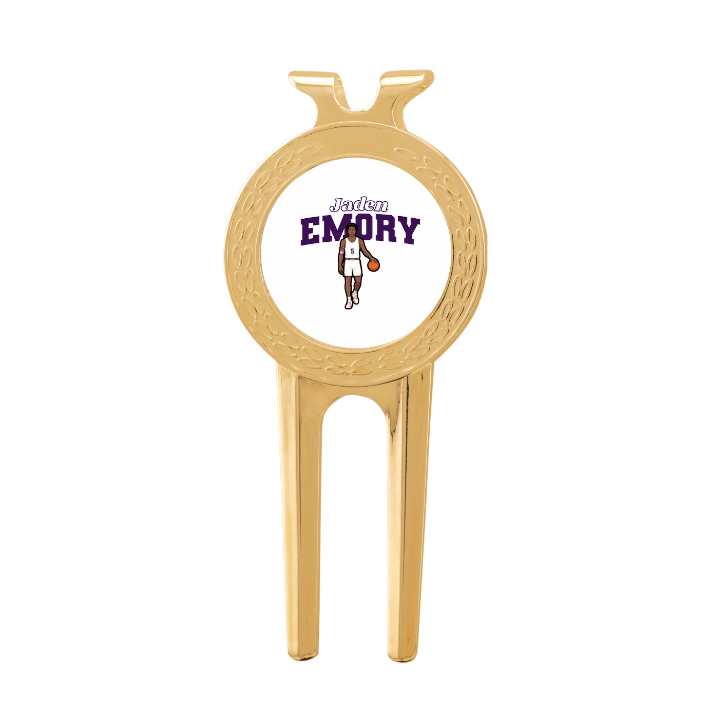 Divot Tool with Ball Marker — Name Arch in Classic