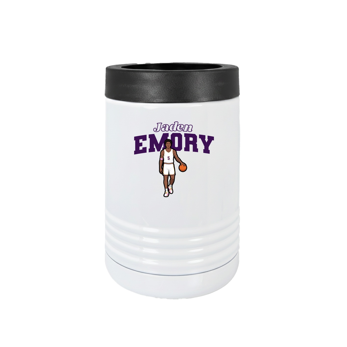 Beverage Holder — Name Arch in White