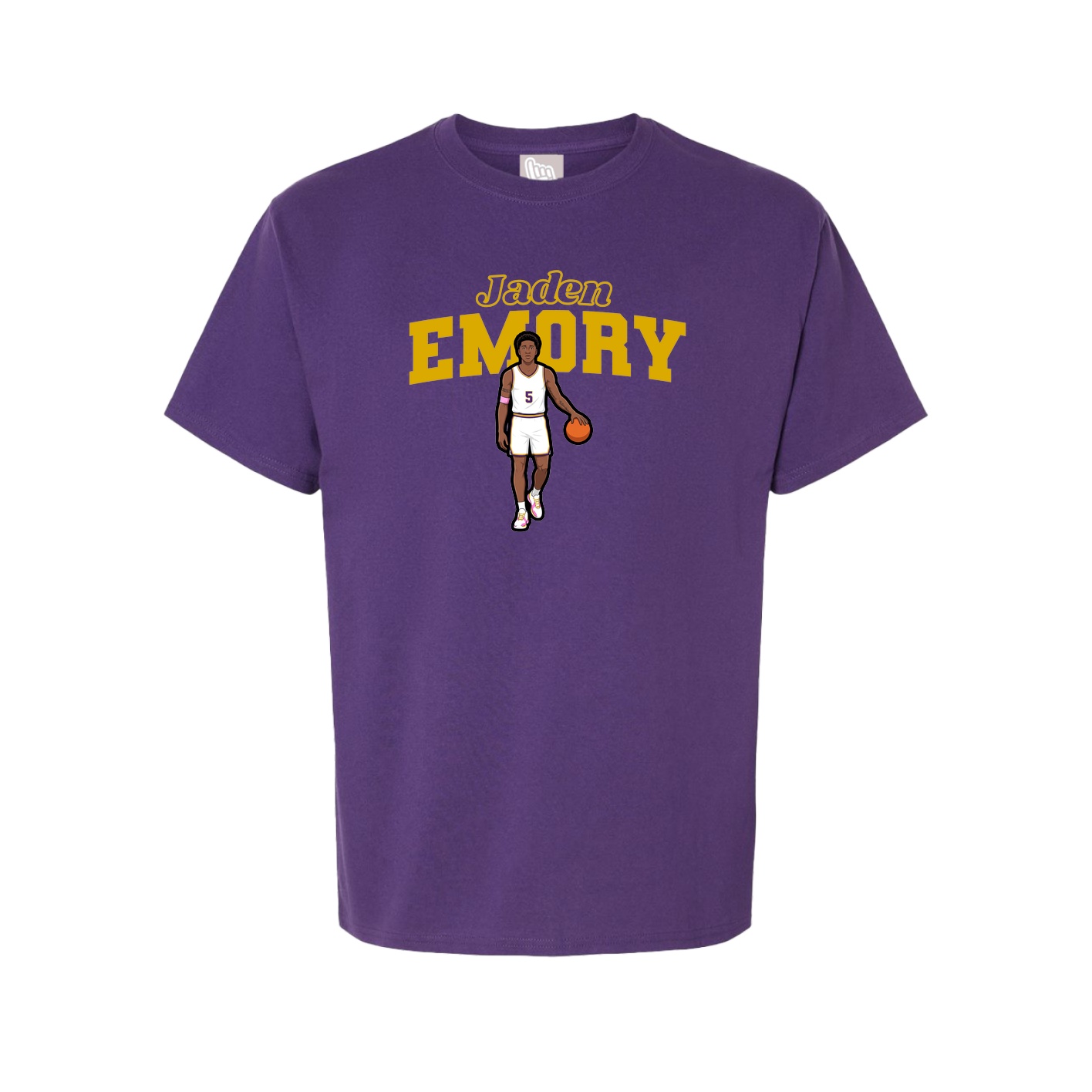Tee — Name Arch in Purple