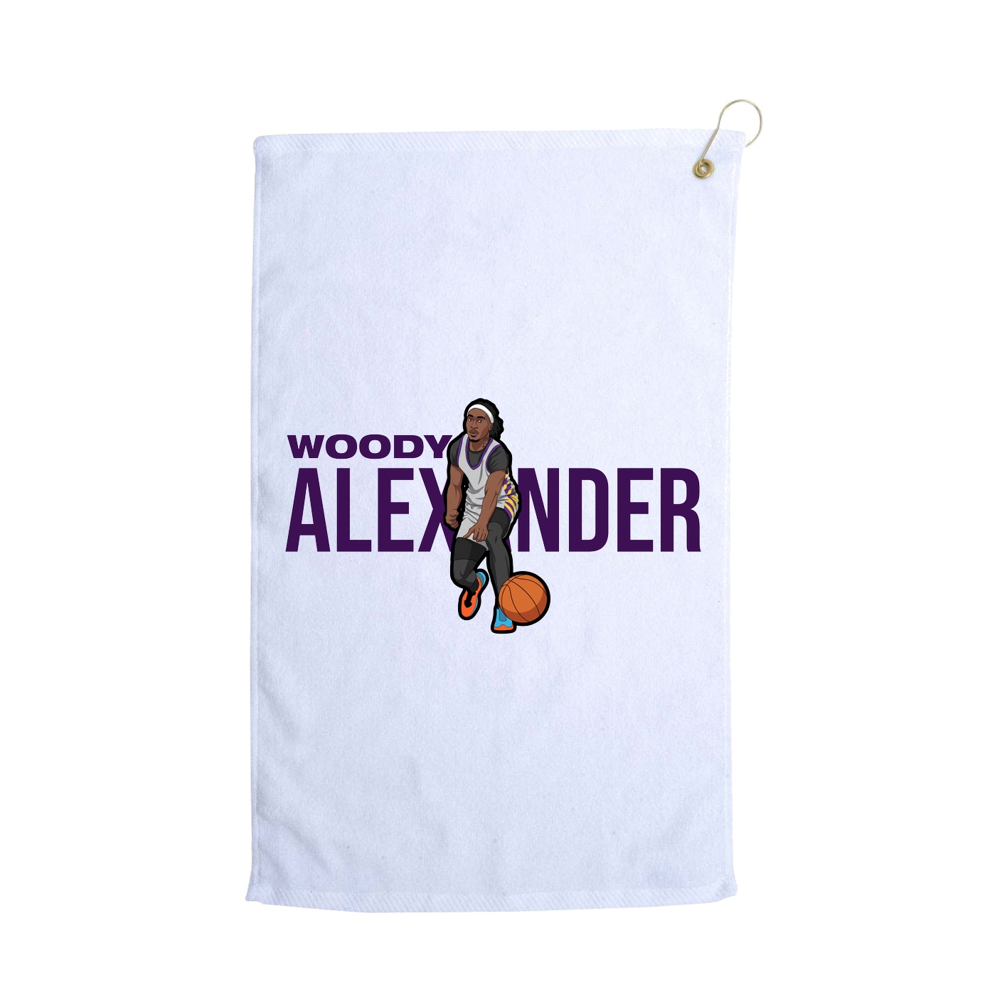 Golf Towel — Player Name in White