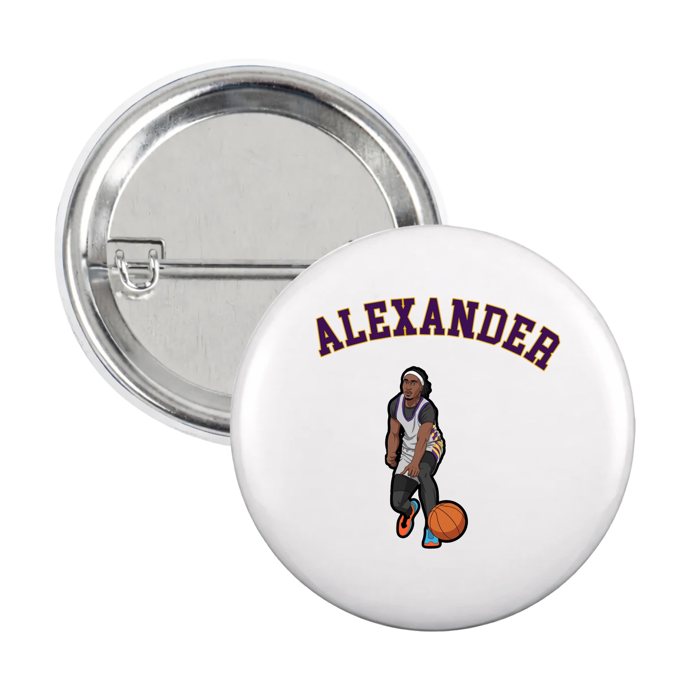Game Day Button — Shirsey Arch in White
