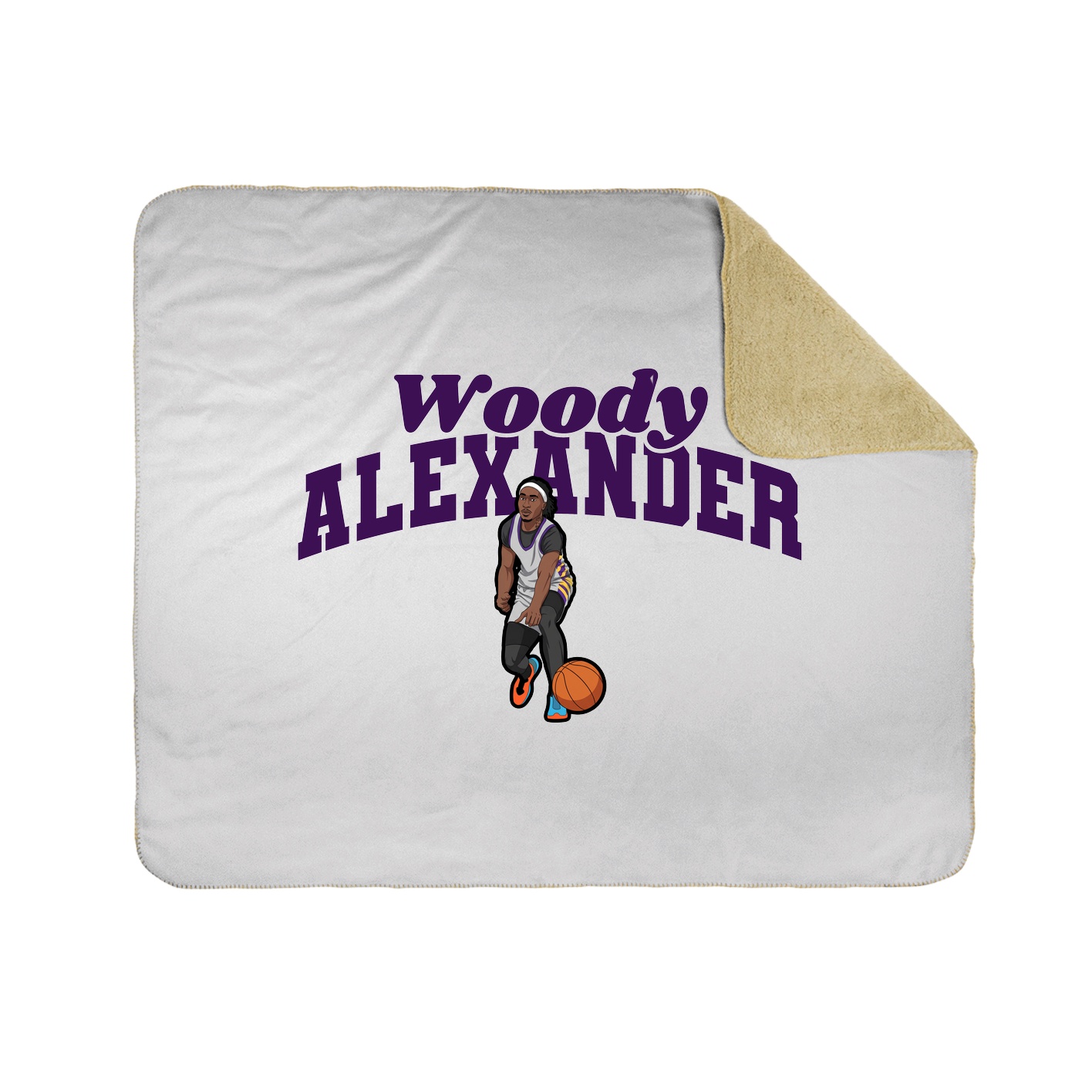Throw Blanket — Signature Arch in White
