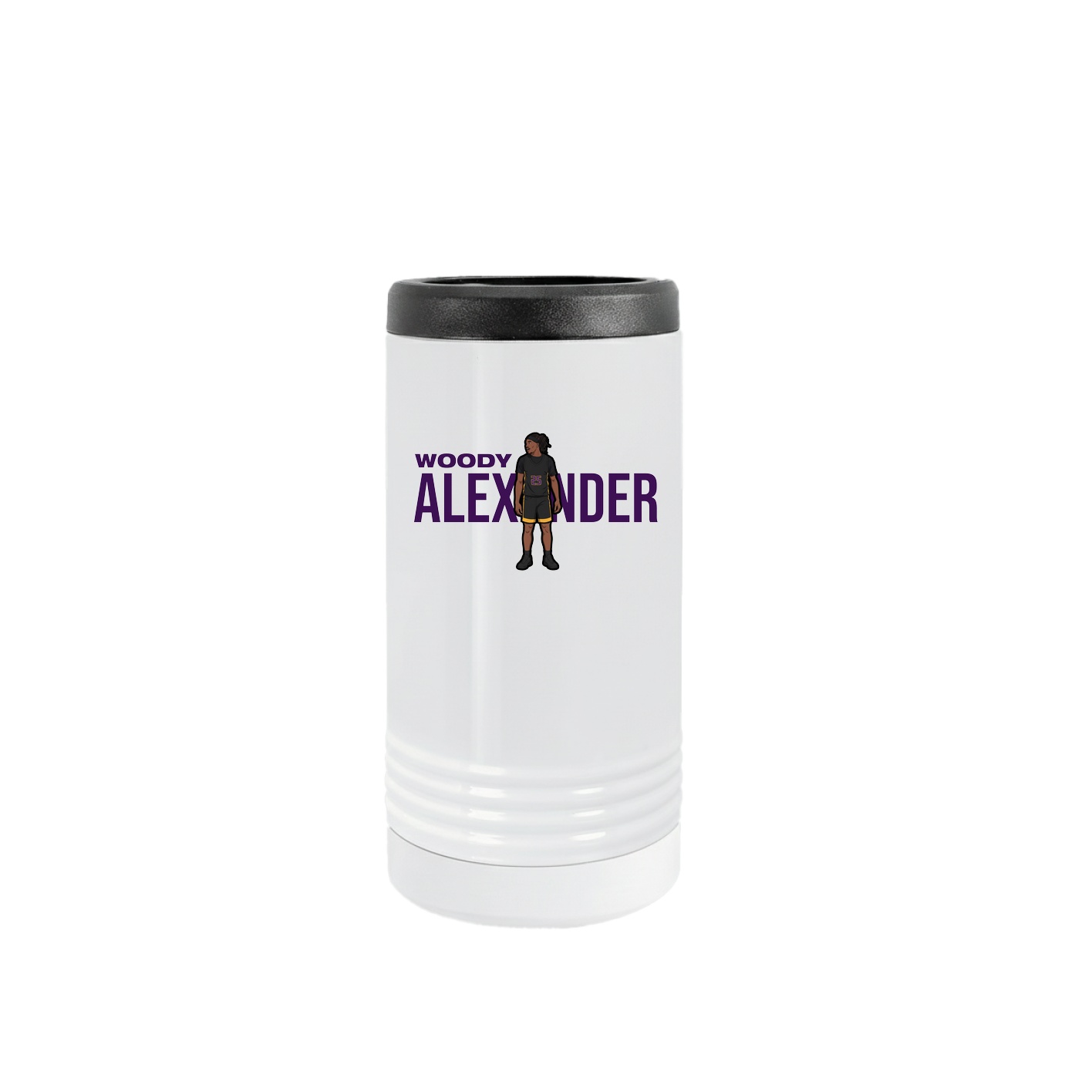 Slim Beverage Holder — Player Name in White