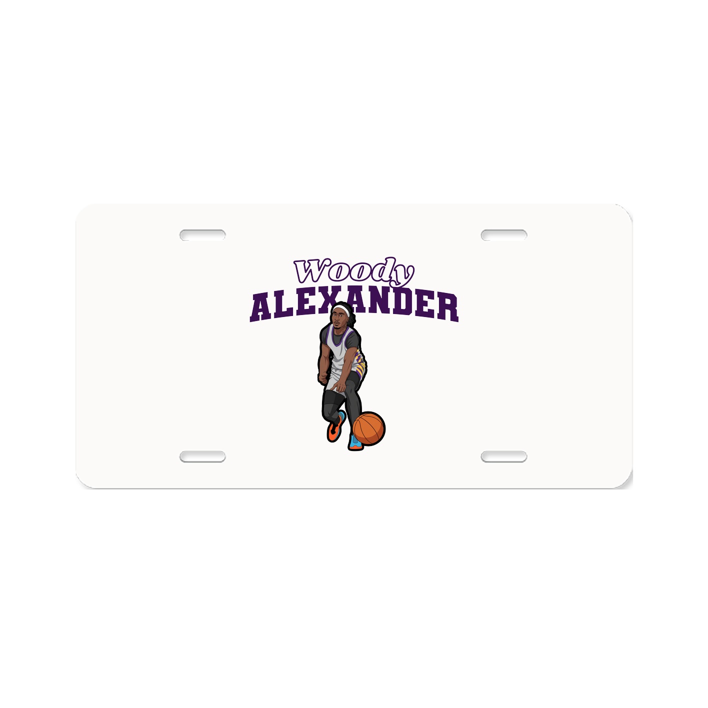 License Plate — Name Arch in Classic