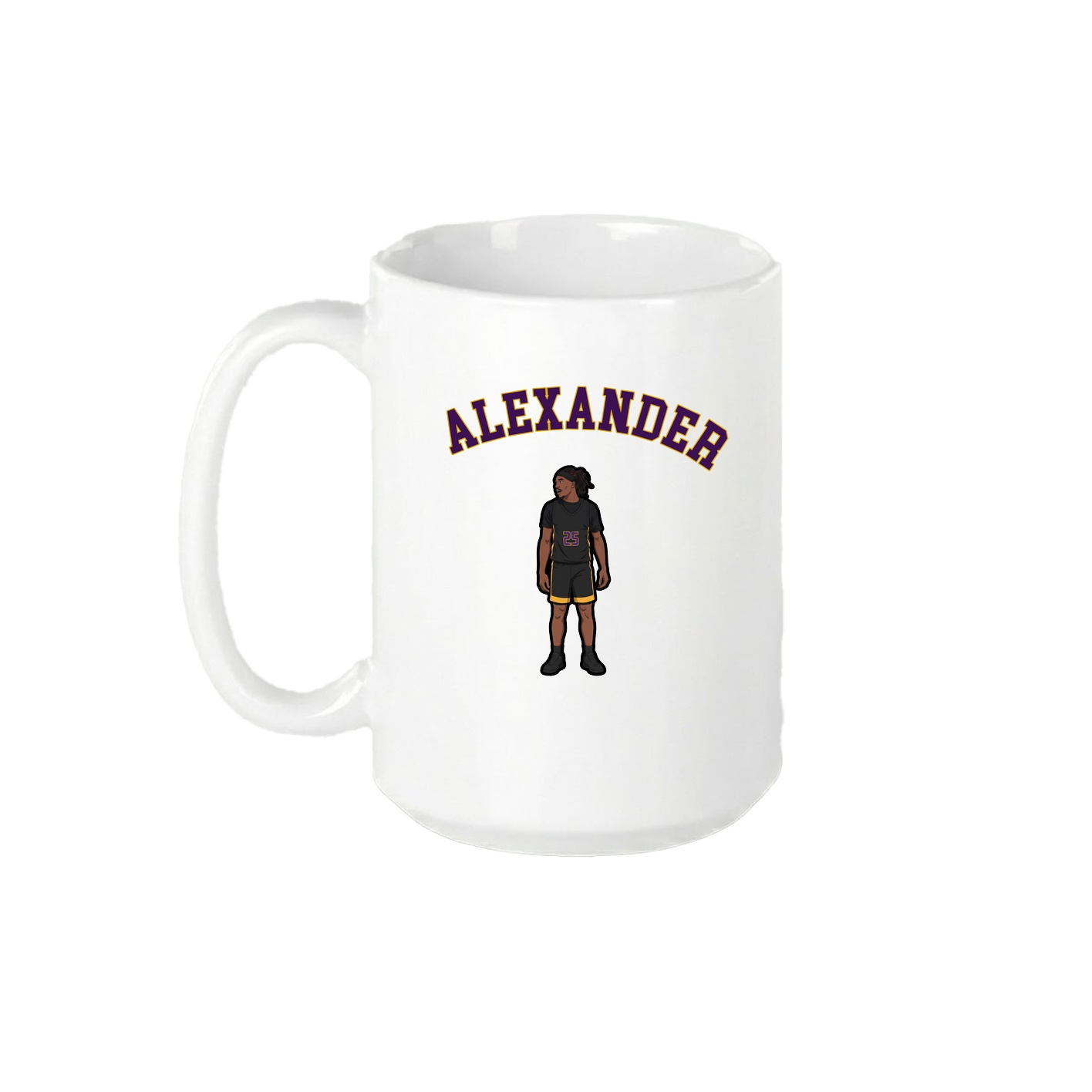 15oz Coffee Mug — Shirsey Arch in White