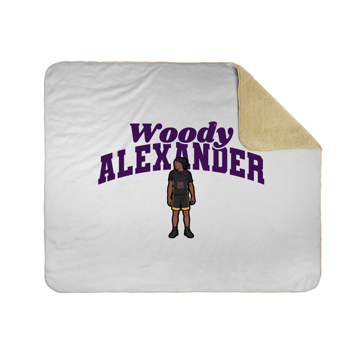 Throw Blanket — Signature Arch in White
