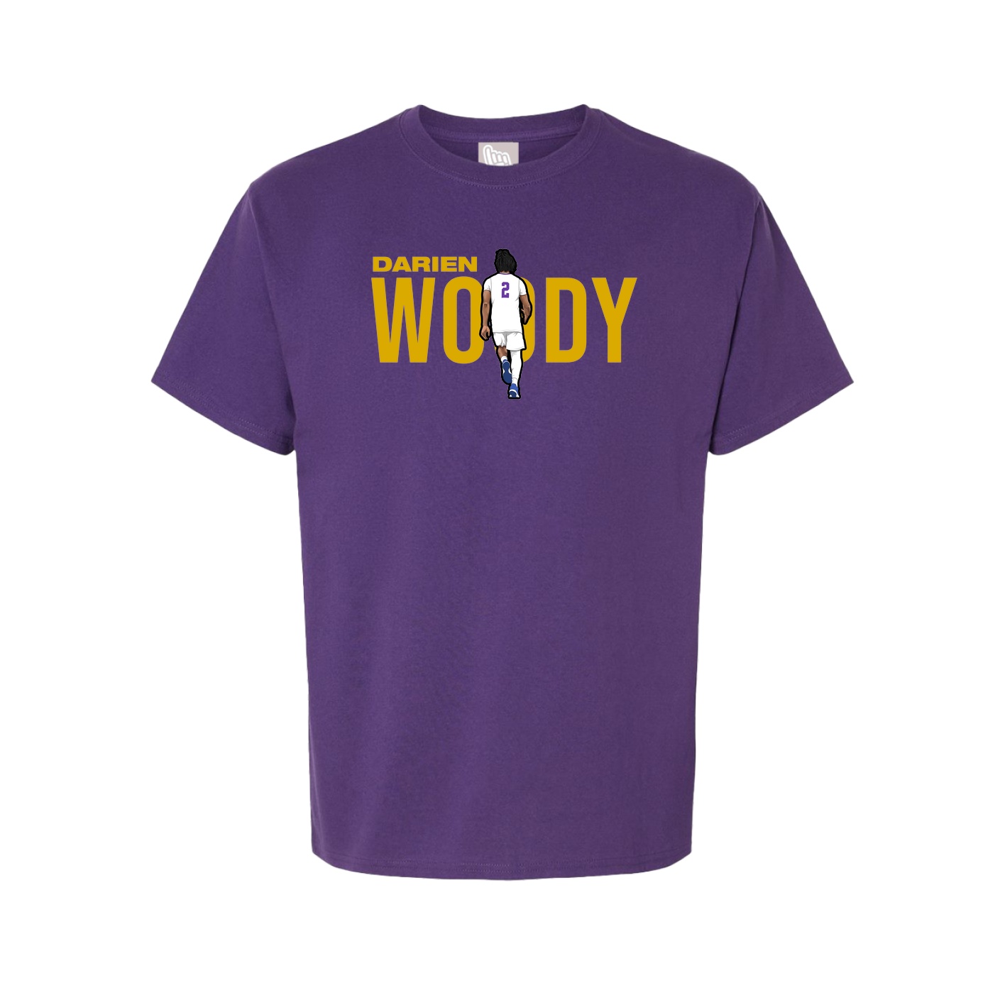 Youth Tee — Player Name in Purple