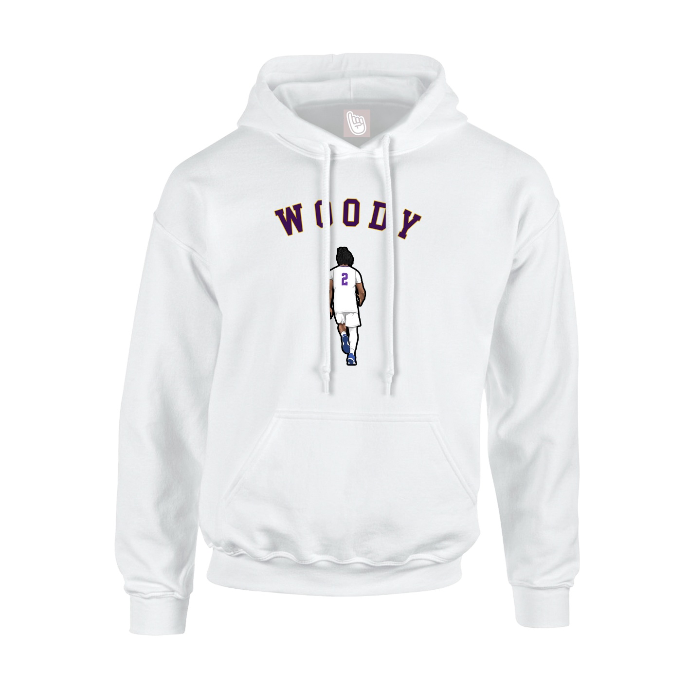 Hoodie — Shirsey Arch in White
