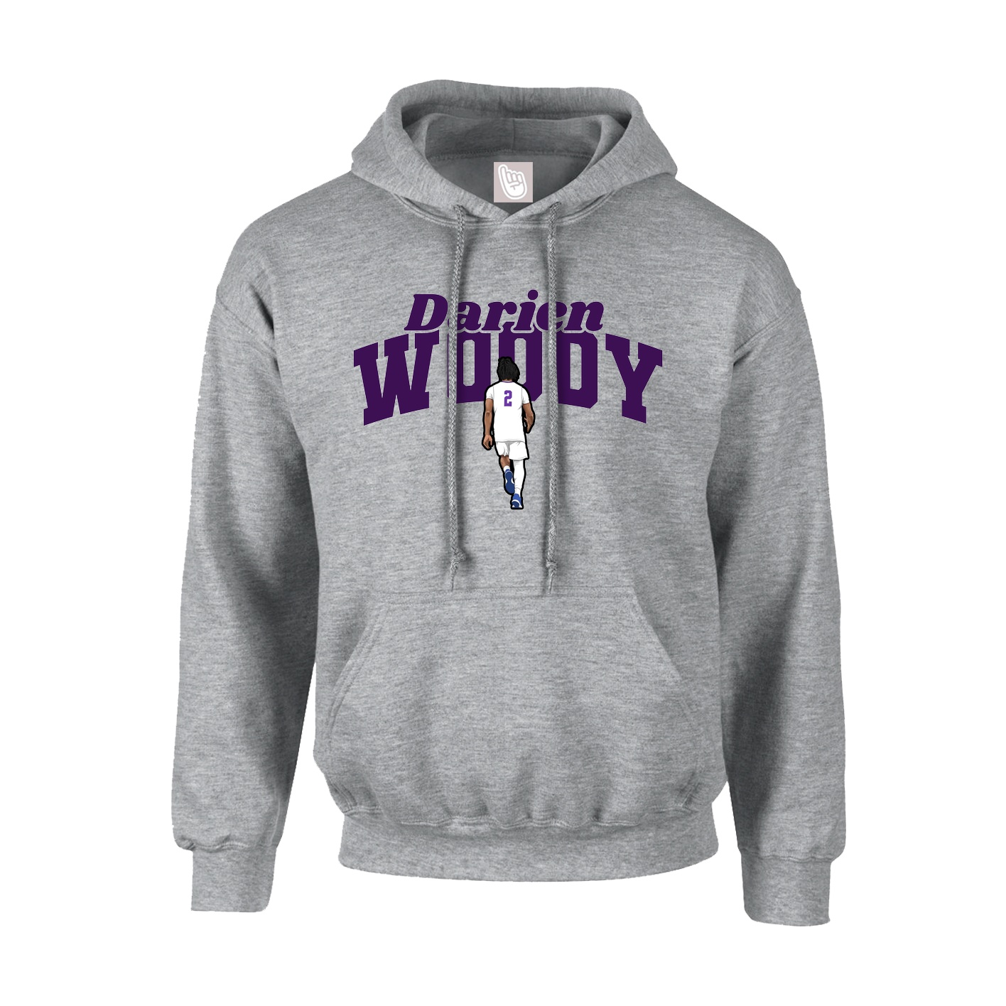 Hoodie — Signature Arch in Grey