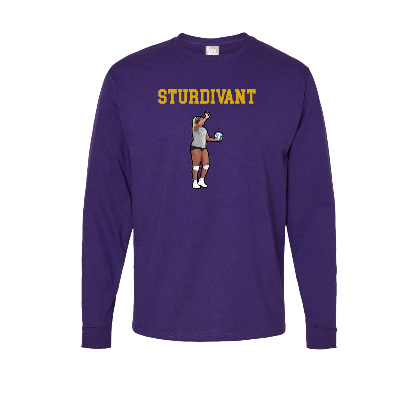 Long Sleeve Tee — Shirsey in Purple