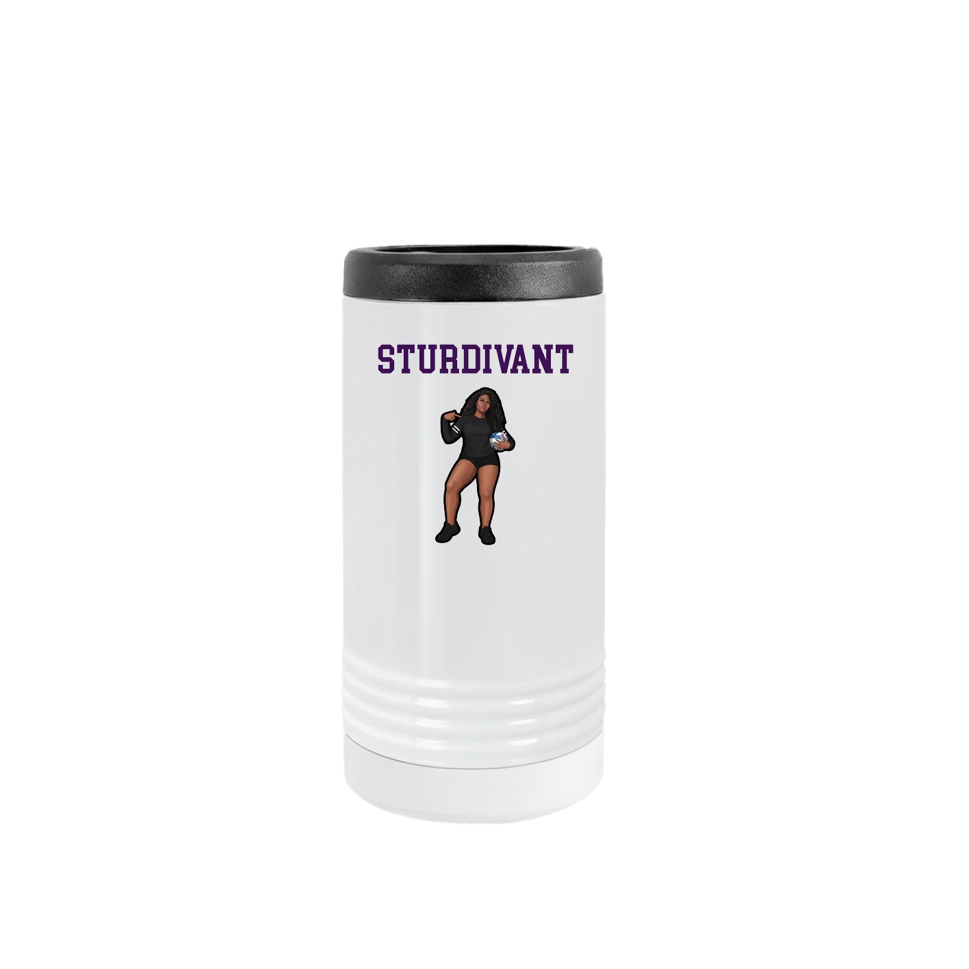 Slim Beverage Holder — Shirsey in White