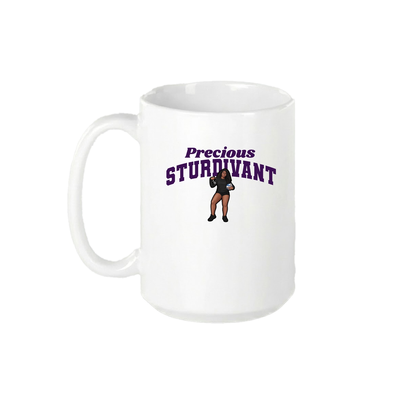 15oz Coffee Mug — Signature Arch in White
